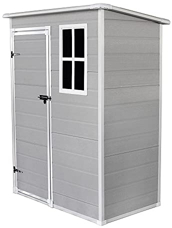 Panana Outdoor Garden Storage Shed Includes Plastic Floor,3 Types Storage Volume 3.9CBM/2.66CBM/1.94CBM (1.94CBM)