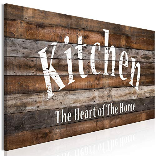 murando - Akustikbild Home Bretter Bilder Akustikschaum Hochleistungsschallabsorber Schallschutz Leinwand 1 tlg Wandbild Raumakustik Schalldämmung Haus Holz m-A-0963-b-a