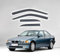 PREZ 4 Stück Windabweiser Regenabweiser für BMW 3 Series E36 1990-2000, Vorn Hinten Autofenster Seitenfensterabweiser Schutz vor Wind und Regen