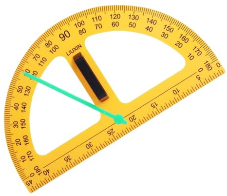 Großer Winkelmesser für Lehrer – Mathematikunterricht Werkzeug – Tafelunterricht Winkelmesser, großes digitales Design, Mathematikunterricht, Kompass, Winkelmesser für Ingenieure, trocken abwischbare