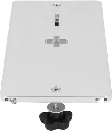 Flip-Board für Elektrische Stichsägen, Aluminium-Holzbearbeitung, DIY-Frästisch-Einlegeplatte, für Holzbearbeitungsbänke, Flip-Spanplatte, 260 Mm X 130 Mm X 8 Mm