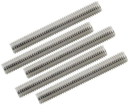 Goujon de barre à filetage complet, barre à filetage complet en acier inoxydable M8 M10 DIN975, tige entièrement filetée 5 pièces(M8 x 130MM)