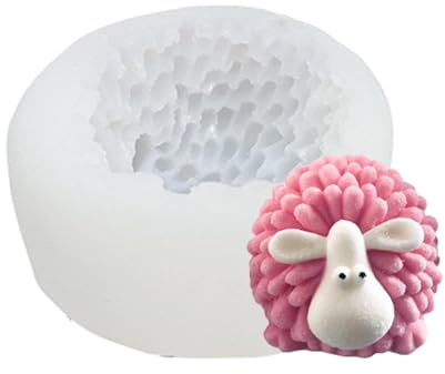 Silicone Chocolate Molds - Flexible Goat and Sheep Silicone Moulds | Vivid and Cute Candle Making Molds | Sheep 3dd Mold for Home, Restaurant, Farmhouse, Apartment, Bakery | Little Sheep Mould