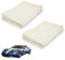 Weilin 2 Pcs Chamois Leathers for Cars, Shammy Leather Cloth for Car for Car Detailing, Windows or Motorcycle Cleaning
