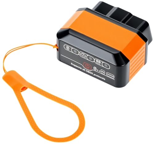 QWORK® Wireless Bluetooth 5.2 OBD2 Code Reader & Car Diagnostic Scanner,Car Engine Fault Code Reader,For All OBDII Vehicles