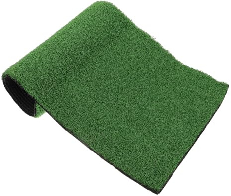 HOODANCOS Simulated Turtle Dock Turf Floating Basking Platform with Artificial Landscaping Grass Mat for Aquarium and Turtle Resting Terrace Wear-resistant Realistic Micro Landscape Design