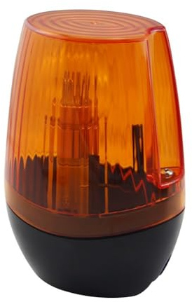 Yzzthumss Lampe Clignotante à LED AC DC 12-265 V pour Portail Battant Coulissant/Barrière.