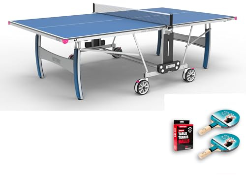Butterfly Active L19 Rollaway Indoor Table Tennis Table (Table + 2 playset)