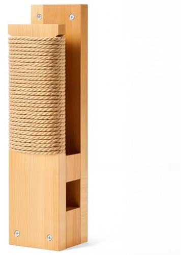 Leinuosen Wall Mount Makiwara Board Traditional Makiwara Punching Board Strike Pad for Adults Martial Arts Training Karate Taekwondo