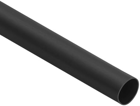 QUARKZMAN 6.56 Ft Rapporto Di Restringimento 3:1 Guaina Termorestringente, 0.25 ID Tubo Termorestringente Per Cavi, Guaina Impermeabile Adesiva Restringibile Per Sigillatura Cavi, Nero