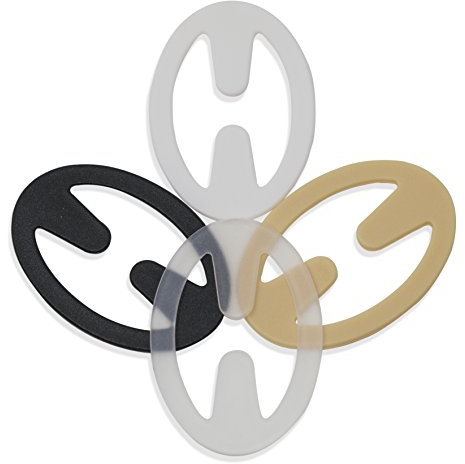 RAZOR Clips Bra Strap Clips Racer Back Conceal Straps Cleavage Control 0 Various Black,Beige,White,Clear-1