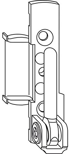 WINKHAUS Ecklager EL.HT.18-12.LS, 12/18-9V/13V, 130 kg, links, silber