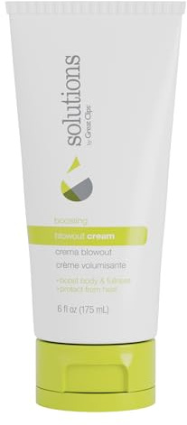 GREAT CLIPS Solutions Boosting Blowout Cream, 6oz | Boosts Body & Fullness |Perfect Blow Dry Prep Hair Product | Extends your Blowout