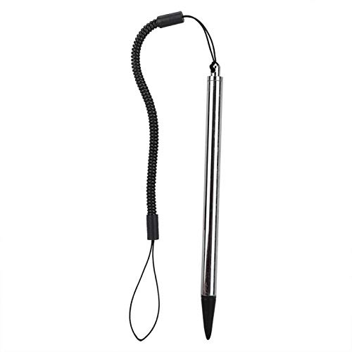 Touch Pen, Stylus Pen Bildschirm Touch Painting Pen Resistiver Stylus mit Federseil für POS PDA Navigator(Silber)