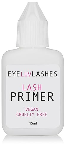 Eyelash Extension Lash Primer 15ml Pre-Treatment for Semi Permanent Eyelash Extensions/Removes Proteins and Oils/Longer Lash Retention/Eyeluvlashes Brand