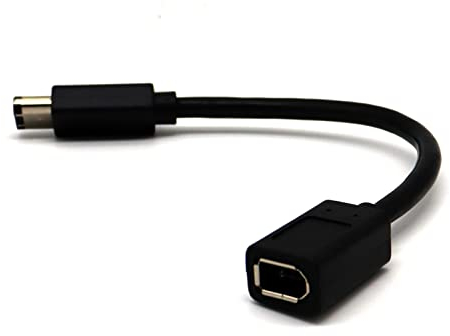 Disscool Cavo Firewire IEEE 1394, 6 Pin Maschio a 6 Pin Femmina, Adattatore 400 per Video e Audio DV (0,2 m)