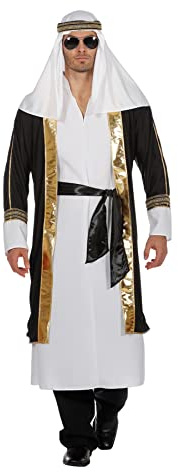WILBERS & WILBERS Kost?m Araber Tunika Scheich Sultan ?lscheich Beduine Orient Herren Karneval Set 2XL