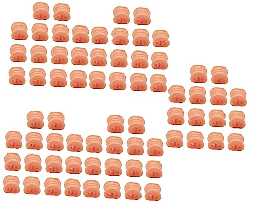 TOYANDONA 70stücke Teiliges Schweinenasen Halloween-Party Elastische Schweinenase Aus Robustem Für Kostüme Maskeraden Cosplay Und Feste Lustiges Zubehör Für Kreative Verkleidungen