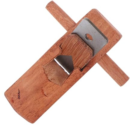 Homoyoyo Handhobel für Holzbearbeitung und Polieren aus Rotem Holz 127mm mit Griff Kleiner Holzhobel für Selbstgemacht und Holzarbeitsflächen