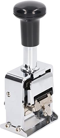 Automatischer Nummernstempel 8, Selbstfärbender Griffdesign Stempel für Bankwesen, Medizin, Buchhaltung, 8mm Ziffernnummerierungsmaschine