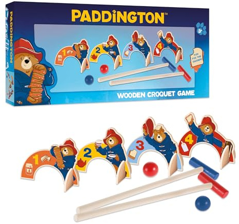 Robert Frederick- Paddington Set di Croquet per Bambini, Multicolore, Taglia unica, RFS14946