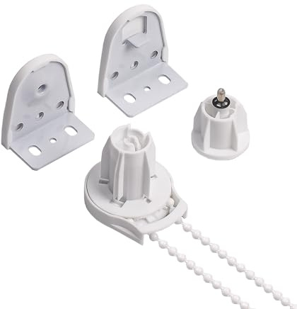 28mm Roller Blind Brackets Upgrade Roller Blind Fittings Spare Kit, Universal Roller Shade Clutch with Metal Brackets