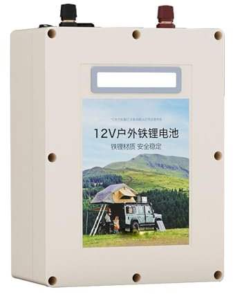SSCYHT Batería Almacenamiento energía fotovoltaica 24V 12V Batería fosfato de Hierro y Litio Gran Capacidad 24V 50Ah Batería LiFePo4 12V 100Ah 86Ah Uso batería Litio para Exteriores,12v86ah
