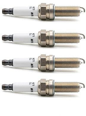 KFJFDHES Auto Motorrad Zündung Iridium Platin Zündkerze LDK8RTIP for Denso SXU22HDR8 Champion RER6WYPB for YR5NI332S Zündkerze Solides Terminal(4 Pieces with Box)