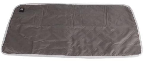 Zisemeil Cuscino riscaldato portatile da 5 V, cuscino per sedile riscaldato, per casa, ufficio, campeggio, attività all'aperto, 45 x 90 cm (nero)