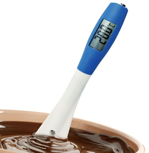 Thermographe de cuisine numérique - Thermomètre à bonbons grand écran avec spatule pour cuisiner et cuire au four | Thermomètre de cuisine numérique sûr pour bonbons, chocolat, barbecue et prodo