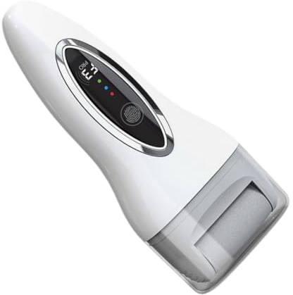 Removedor Portátil de Callos Pies Eléctrico para Recargable, Blanco | Pedicura, Eliminación Rápida de Piel Muerta, Uso Seguro, Diseño Versátil para Pies Agrietados