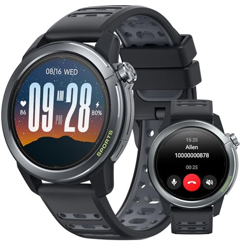Mibro GS Active2 GPS Running Smartwatch per uomo donna,39g leggero e confortevole,Piano di allenamento,5 ATM Impermeabile,Navigazione,15 Giorni di Durata Batteria,Corsa, Bici, Sci