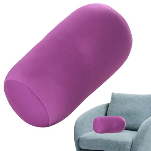 Générique Traversin en Microbilles | Oreiller en Rouleau De Microbilles | Coussin De Soutien De La Nuque | Coussin Traversin pour Le Yoga, La Relaxation Au Lit | Coussins De