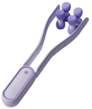 WEKADRIN Gesichtsroller V-förmig Manuell Hautpflegegerät Doppelkinn Straffung Damen Gesichtsmassagegerät Mit Massagefunktion in Violett Für Gesichtskonturierung