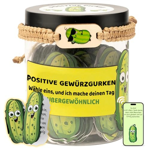 Asseourc Affirmationskarten im Glas - 60 Motivationskarten mit Sprüchen für mehr Achtsamkeit - Achtsamkeit Geschenk für Frauen Beste Freundin Männer Kollege Mädchen junge zum Geburtstag Weihnachten