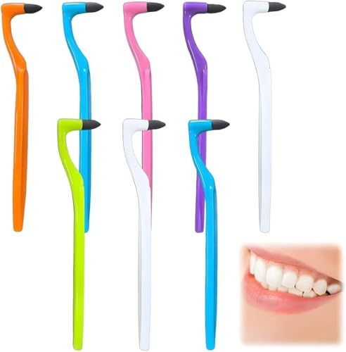 8 pezzi Kit per l'igiene dentale, Rimozione Tartaro Denti, Smacchiatore Denti Professionale, Strumento manuale per la rimozione di macchie e tartaro, Pulizia, per Sbiancante
