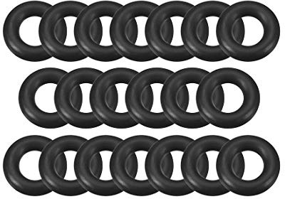 sourcing map 20 Stück O Ring Dichtung 6 mm x 12 mm x 3 mm Metrische Nitrilkautschuk Dichtungsringe Gummi für Sahnespender Poolpumpe Schnellkupplung Umfülladapter Wasserschlauch