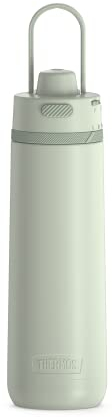 THERMOS GUARDIAN BOTTLE 0,70 l, matcha green mat, Thermosflasche aus Edelstahl mit Pulverbeschichtung, 18 h kalt, absolut dicht für Wasser, Tee, stille Getränke, mit Tragegriff und Hydration Tracker