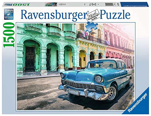 Ravensburger - Puzzle Automobile a Cuba, 1500 Pezzi, Idea regalo, per Lei o Lui, Puzzle Adulti