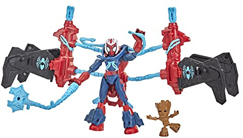 Spider-Man Hasbro Marvel Bend and Flex Missions Space Mission Action Figure, 15 cm Bendable Toy for Ages 4 and Up