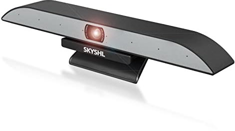 SKYSHL Ultra HD 4K Audio and Video Conference Camera System, 8 Noise Cancelling MIC Webcam with AI Motion&Voice&Face Tracking,Auto Focus,Digital Zoom,for Meeting Rooms Games Teaching Streaming-VCC4K