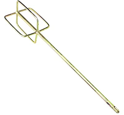 Sharplace Outils de fixation de perceuse de peinture de tige de mélange de peinture de mélangeur électrique pour époxyde de peinture, Square Handle C