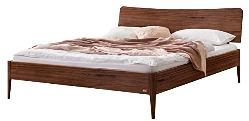 Hasena Lounge Designbett Spezia 25 Nussbaum geölt 180x210