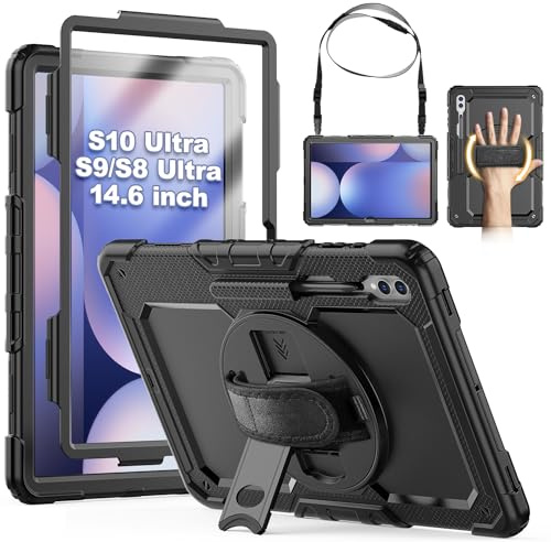 SEYMCY for Samsung Galaxy Tab S10/S9/S8 Ultra Case 14.6 Inch 2024/2023/2022