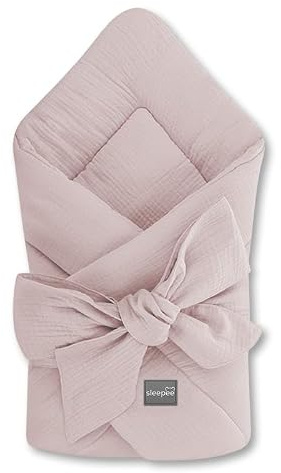 Sleepee Musselin‑Schwangerschaftstuch für Neugeborene – Atmungsaktiver Baby‑Swaddle | 100% Baumwolle Musselin Baby‑Wrap | Verstellbarer Neugeborenen‑Swaddle für Sommer