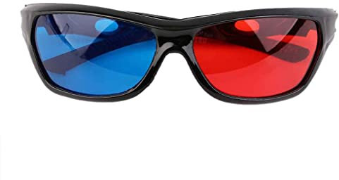 budiniao 3D Glasses Simple Children Adults Television Eyeglass Professional Red Blue Movie Game Anaglyph Eyeglasses Accessories