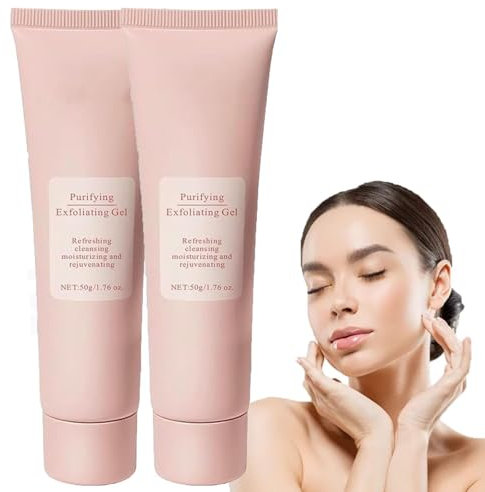 Purifying Enzymes Exfoliating Gel, Purifying Exfoliating Gel, Exfoliating Face Scrub Gels, Facial Scrub for Body & Face, Moisturizing and Rejuvenating