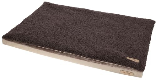 Kerbl Pet Multifunktionsmatratze für Hunde | Beige/Braun, 120 × 72 × 7 cm, vielseitige Hundematratze und weiche Liegefläche aus Polyester