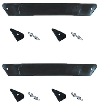Lot de 2 repose-pieds de rechange réglables pour poussette, accessoires pour sièges de poussette, connecteurs de poussette (37 cm)
