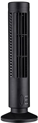 KRXSOBNV, Ventilatore a torre for camera da letto Ventilatore da terra portatile a torre di design di piccole dimensioni, ultra silenzioso, a 2 velocità,Ventilatori senza pale